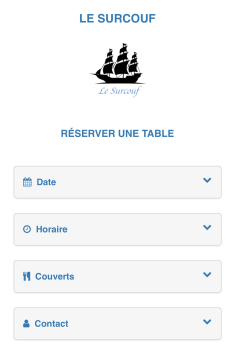 LE SURCOUF - Réserver une table-cut